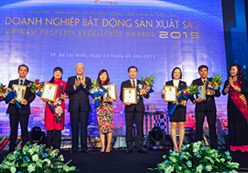 Hưng Thịnh vinh dự nhận 3 giải thưởng tại Vietnam Property Excellence Awards 2015