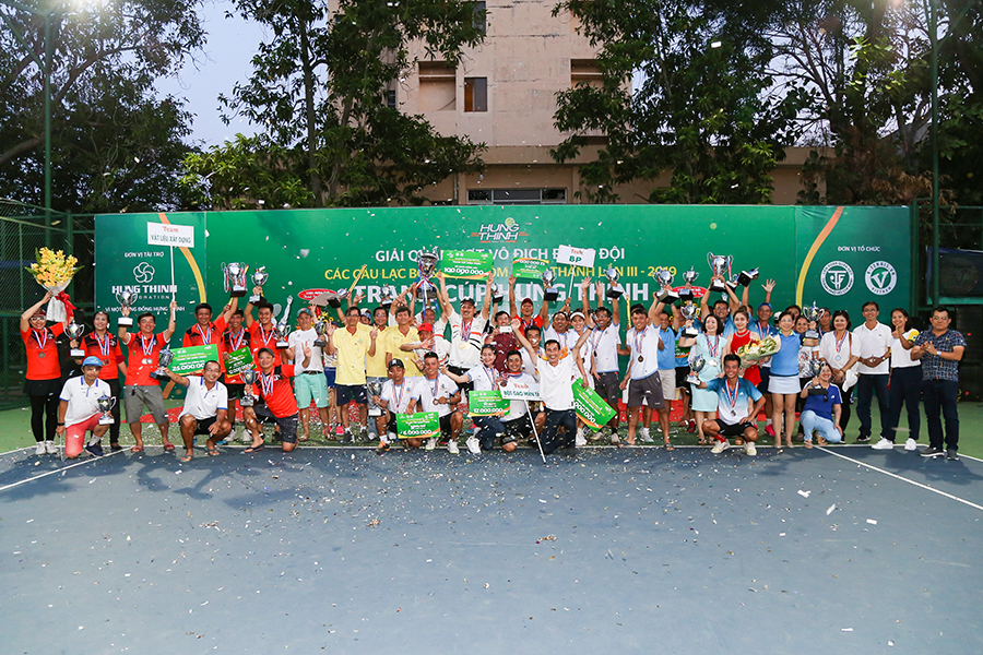Tập đoàn Hưng Thịnh tiếp tục đồng hành cùng giải quần vợt vô địch đồng đội các CLB & Hội nhóm toàn thành