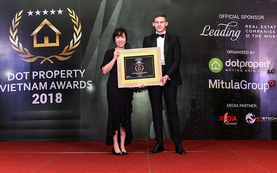 Tập đoàn Hưng Thịnh thắng lớn tại giải thưởng quốc tế Dot Property Vietnam Awards 2018
