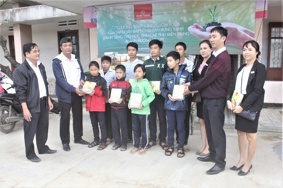 Hung Thinh Corp gửi lời cám ơn các đơn vị đồng hành trong chương trình “3 triệu cuốn vở cho học sinh vùng lũ”