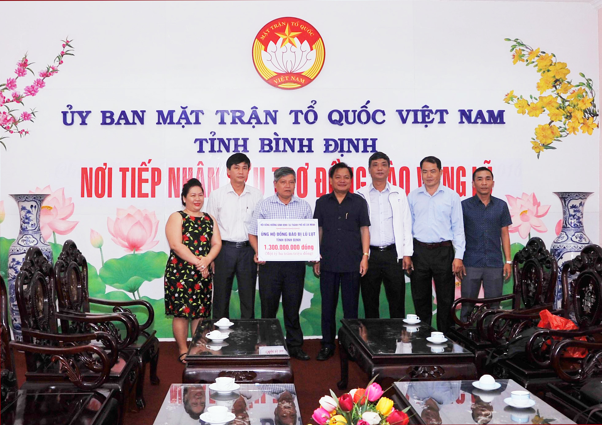 Hung Thinh Corp trao tặng 1,2 tỷ đồng ủng hộ đồng bào lũ lụt tại tỉnh Bình Định