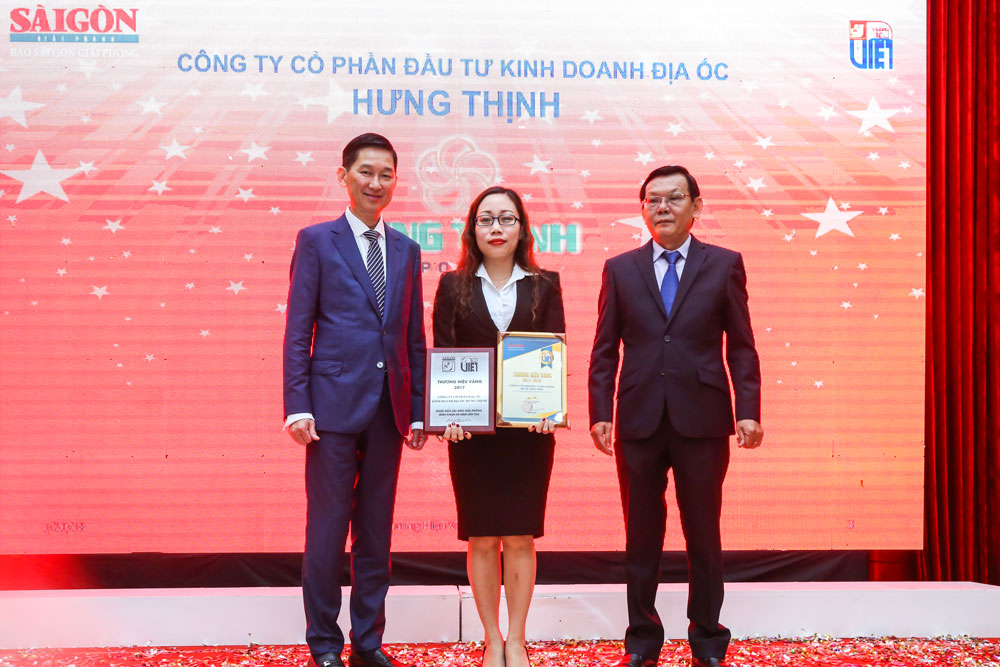 Hung Thinh Corp tiếp tục được vinh danh “Thương hiệu Bất động sản yêu thích nhất 2017 – 2018” và “Thương hiệu vàng 2017”