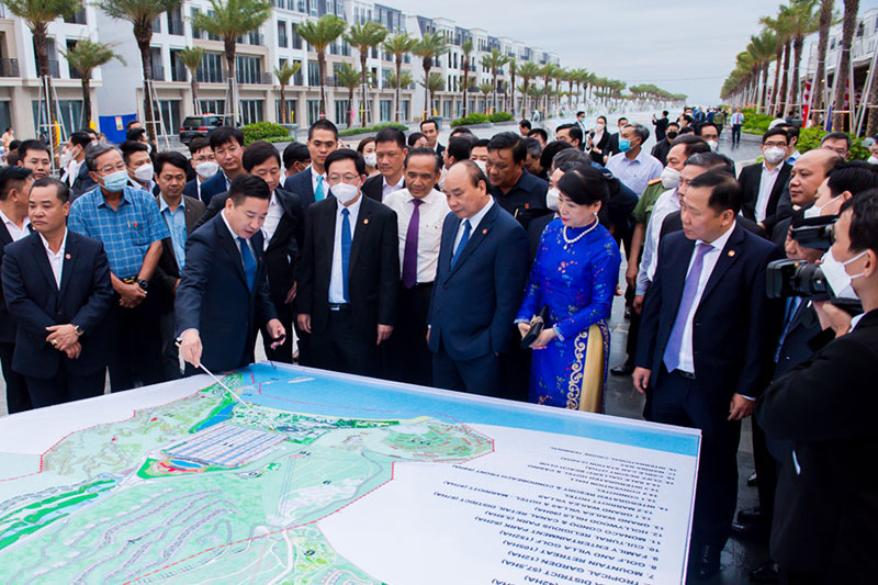 Chủ tịch nước thăm Bình Định và dự án của Tập đoàn Hưng Thịnh tại bán đảo Hải Giang - Quy Nhơn