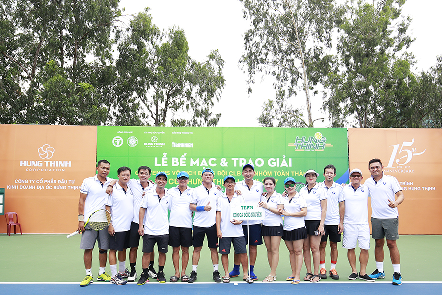 Giải Tennis vô địch đồng đội CLB hội nhóm toàn thành Cúp Hưng Thịnh lần II – 2017
