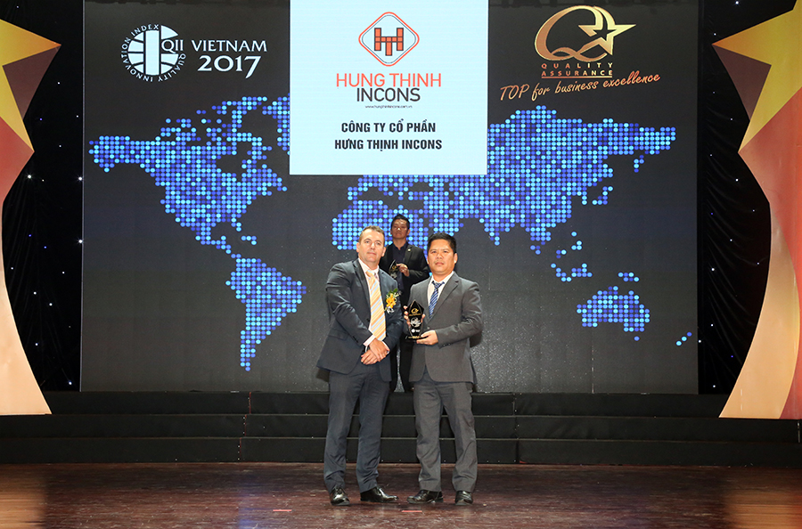 Hưng Thịnh Incons được trao chứng nhận Top 10 Doanh nghiệp Đảm bảo chất lượng – Đạt chuẩn QAS 2017