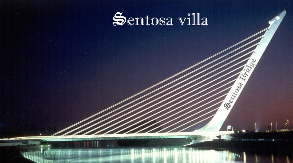 Sentosa villa - Cầu vượt dây văng