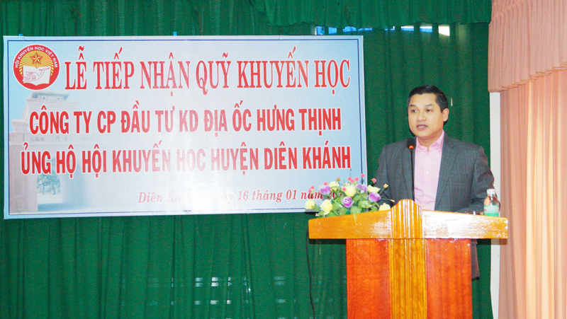 Hưng Thịnh trao học bổng tại Diên Khánh