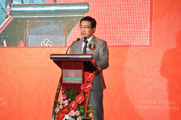 Ông Nguyễn Đình phát biểu bế mạc buổi lễ
