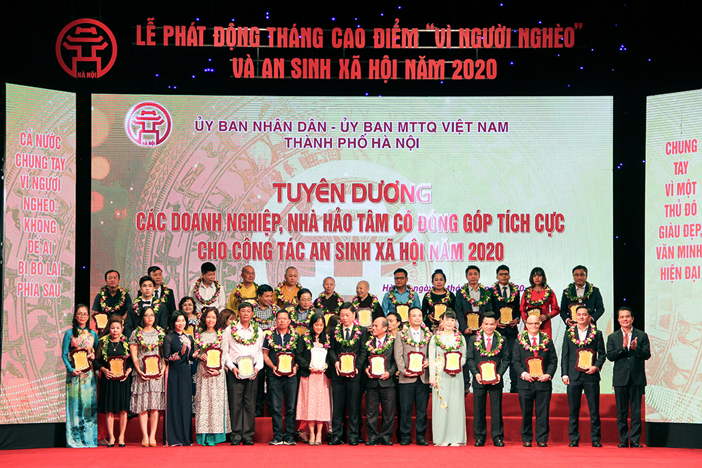 Tập đoàn Hưng Thịnh được vinh danh Doanh nghiệp có đóng góp tích cực cho công tác an sinh xã hội năm 2020