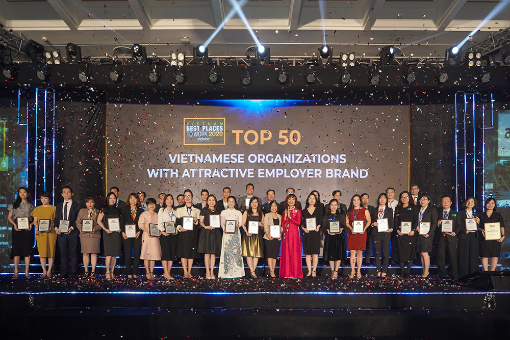 Tập đoàn Hưng Thịnh nhận cú đúp giải thưởng tại Lễ vinh danh Nơi làm việc tốt nhất Việt Nam 2020
