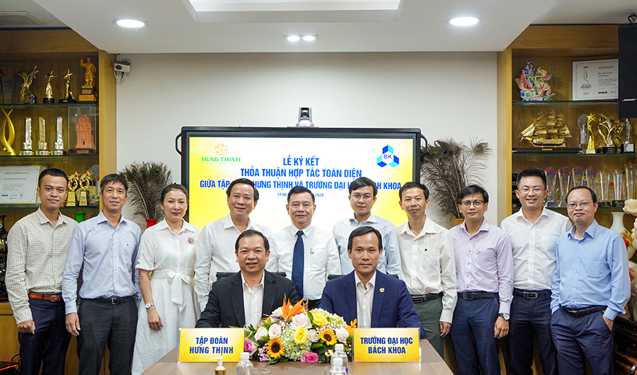 Tập đoàn Hưng Thịnh ký kết hợp tác toàn diện cùng Trường Đại học Bách khoa - ĐHQG TP.HCM 