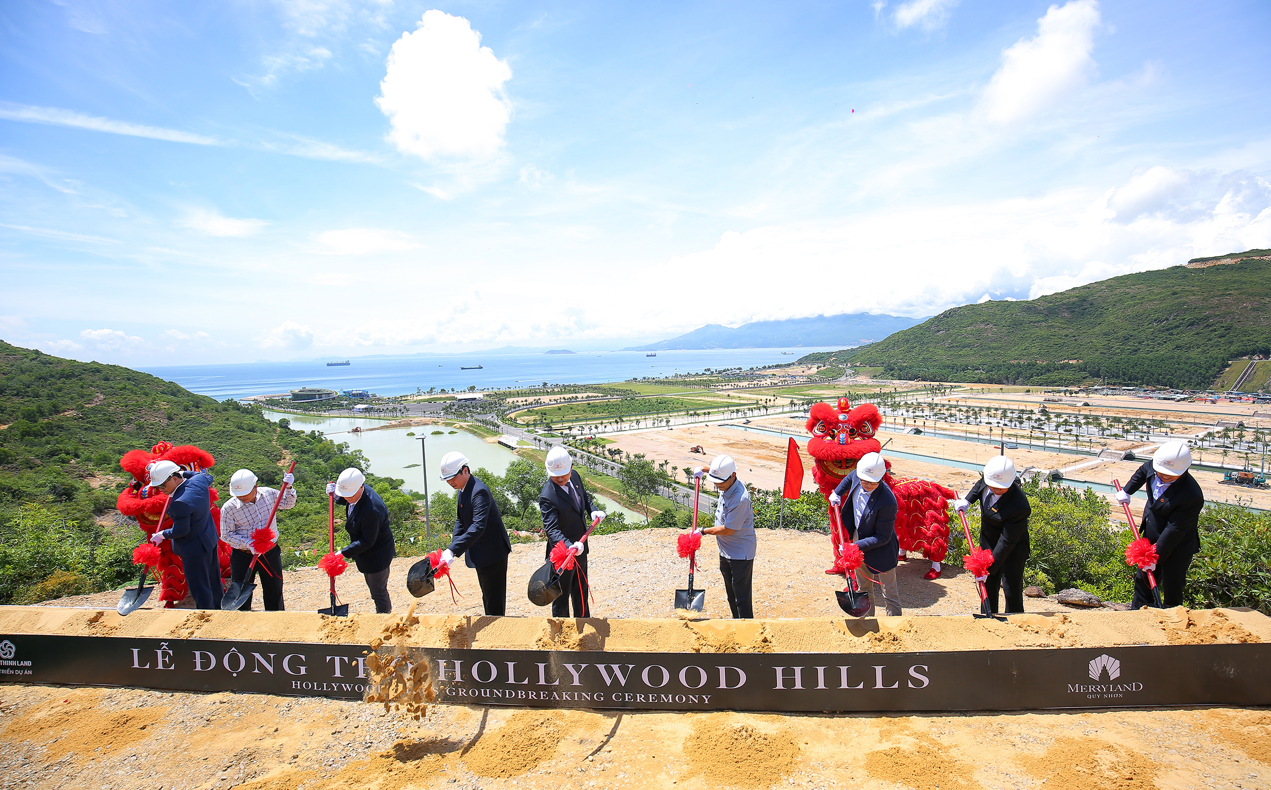 HUNG THINH CORPORATION HOLDS GROUND-BREAKING CEREMONY OF HOLLYWOOD HILLS SUBDIVISION BY YOO INSPIRED BY STARCK SUBDIVISION AT MERRYLAND QUY NHON
