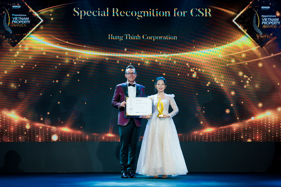 20 YEARS OF DEVELOPMENT FOR THE COMMUNITY, HUNG THINH CORPORATION CONTINUES TO RECEIVE SPECIAL RECOGNITION FOR CSR AWARD